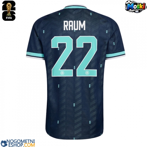 Moški Nogometni dresi Nemčija David Raum #22 Gostujoči SP 2026 Kratek Rokav